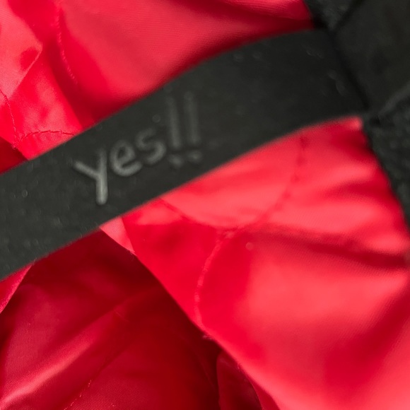 Desigual of Spain Herringbone Coat Jacket Black White Red Quilted Lined 42 Euro - Picture 14 of 16